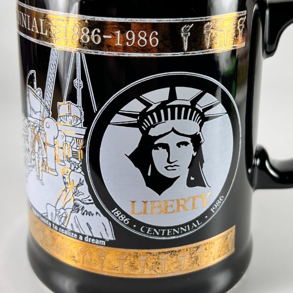 Vtg Statue of Liberty Centennial Coffee Cup Mug Souvenir Collectible Replacement - Picture 6 of 11